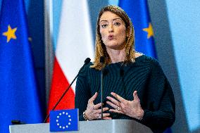 President of the European Parliament Roberta Metsola To Visit Poland