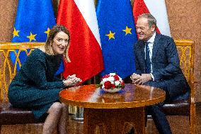 President of the European Parliament Roberta Metsola To Visit Poland