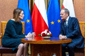 President of the European Parliament Roberta Metsola To Visit Poland