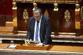 Vote Session Concerning Creation of a university hospital centre in Corsica at The National Assembly - Paris