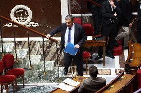 Vote Session Concerning Creation of a university hospital centre in Corsica at The National Assembly - Paris