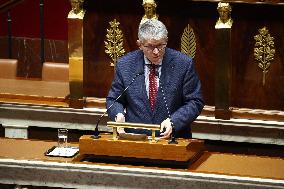 Vote Session Concerning Creation of a university hospital centre in Corsica at The National Assembly - Paris