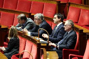 Vote Session Concerning Creation of a university hospital centre in Corsica at The National Assembly - Paris