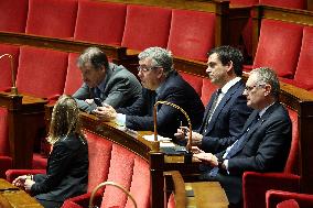 Vote Session Concerning Creation of a university hospital centre in Corsica at The National Assembly - Paris