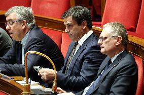 Vote Session Concerning Creation of a university hospital centre in Corsica at The National Assembly - Paris