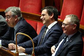 Vote Session Concerning Creation of a university hospital centre in Corsica at The National Assembly - Paris