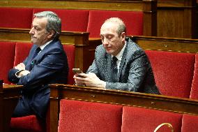 Vote Session Concerning Creation of a university hospital centre in Corsica at The National Assembly - Paris