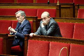 Vote Session Concerning Creation of a university hospital centre in Corsica at The National Assembly - Paris