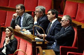 Vote Session Concerning Creation of a university hospital centre in Corsica at The National Assembly - Paris