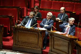 Vote Session Concerning Creation of a university hospital centre in Corsica at The National Assembly - Paris