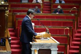 Vote Session Concerning Creation of a university hospital centre in Corsica at The National Assembly - Paris