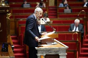 Vote Session Concerning Creation of a university hospital centre in Corsica at The National Assembly - Paris