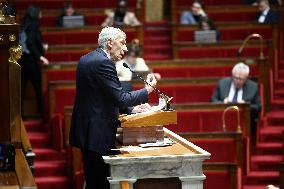 Vote Session Concerning Creation of a university hospital centre in Corsica at The National Assembly - Paris