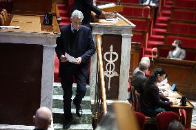 Vote Session Concerning Creation of a university hospital centre in Corsica at The National Assembly - Paris