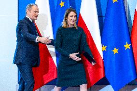 President of the European Parliament Roberta Metsola To Visit Poland