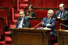 Vote Session Concerning Creation of a university hospital centre in Corsica at The National Assembly - Paris