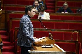 Vote Session Concerning Creation of a university hospital centre in Corsica at The National Assembly - Paris