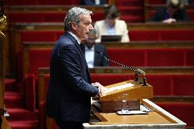 Vote Session Concerning Creation of a university hospital centre in Corsica at The National Assembly - Paris