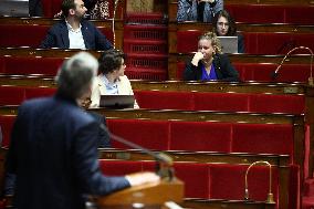 Vote Session Concerning Creation of a university hospital centre in Corsica at The National Assembly - Paris