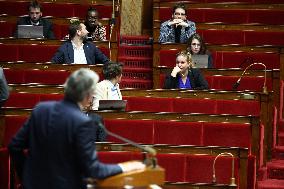 Vote Session Concerning Creation of a university hospital centre in Corsica at The National Assembly - Paris