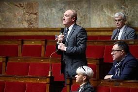 Vote Session Concerning Creation of a university hospital centre in Corsica at The National Assembly - Paris