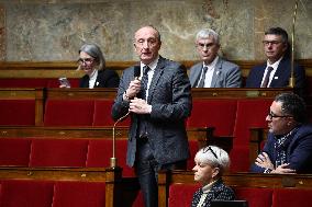 Vote Session Concerning Creation of a university hospital centre in Corsica at The National Assembly - Paris