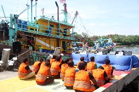 KKP Capture 3 Malaysian-flagged Fish Thief Vessels In The Malacca Strait