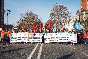 Nationwide Civil Service Strike in France - Toulouse