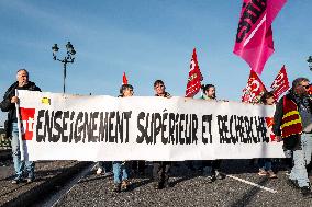 Nationwide Civil Service Strike in France - Toulouse