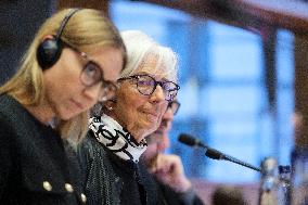 Christine Lagarde At A Meeting of ECON - Brussels