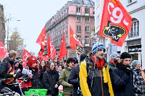 Public Service Protest - Strasbourg