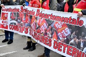 Public Service Protest - Strasbourg