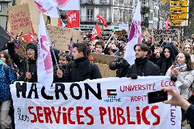 Public Service Protest - Strasbourg