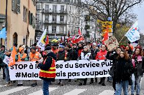 Public Service Protest - Strasbourg