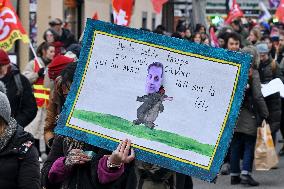 Public Service Protest - Strasbourg