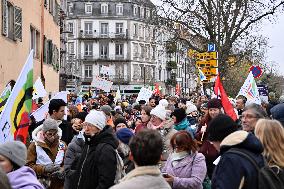 Public Service Protest - Strasbourg