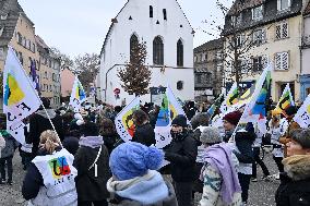 Public Service Protest - Strasbourg