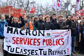 Public Service Protest - Strasbourg