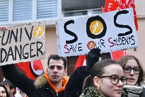 Public Service Protest - Strasbourg