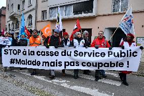 Public Service Protest - Strasbourg