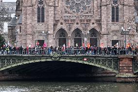 Public Service Protest - Strasbourg