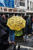 Protest In Paris Against Financial Bill For 2025