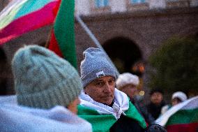 Protest In Sofia.