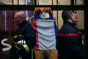 Firefighters Demonstrate In Lyon