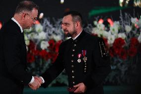 President Andrzej Duda During The Celebration Of Saint Barbara's Day In Wieliczka