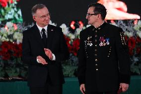 President Andrzej Duda During The Celebration Of Saint Barbara's Day In Wieliczka