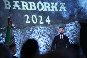 President Andrzej Duda During The Celebration Of Saint Barbara's Day In Wieliczka