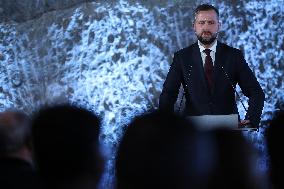 President Andrzej Duda During The Celebration Of Saint Barbara's Day In Wieliczka