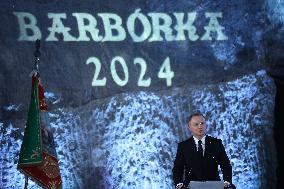 President Andrzej Duda During The Celebration Of Saint Barbara's Day In Wieliczka