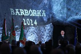 President Andrzej Duda During The Celebration Of Saint Barbara's Day In Wieliczka